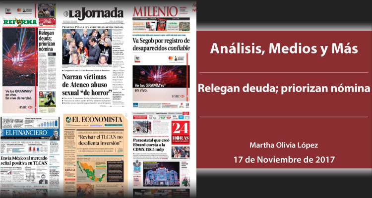 Relegan deuda; priorizan nómina