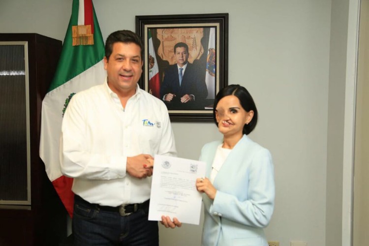 Nombra Gobernador a Vero Salazar representante en Matamoros