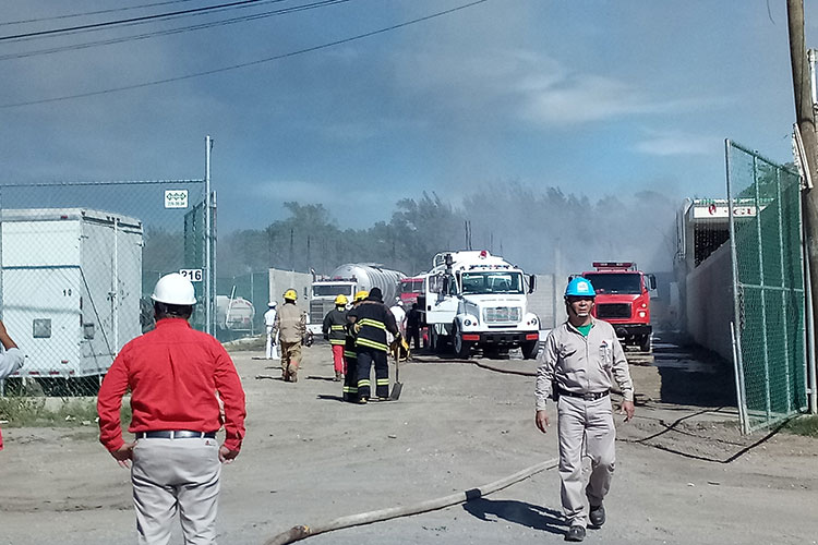 Autoridades no informaron las causas del incendio en Madero