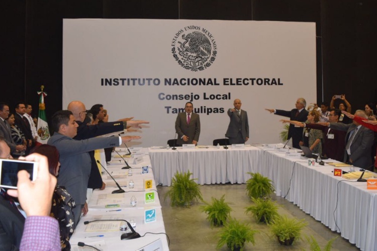 INE instala Consejo Electoral en Tamaulipas