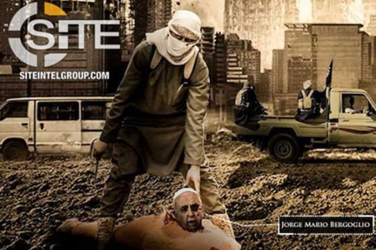 ISIS ‘decapita’ al Papa y promete masacre en Navidad