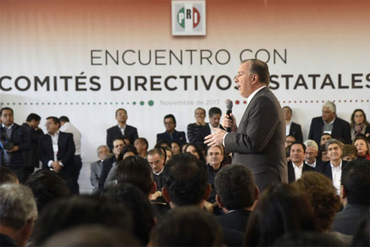 Se reúne Meade con comités estatales del PRI
