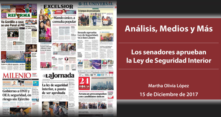 Los senadores aprueban la Ley de Seguridad Interior