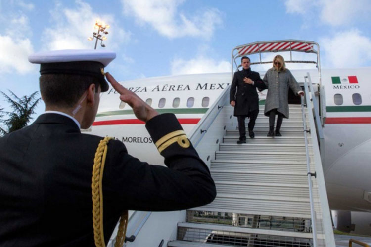 Llega Peña Nieto a París para visita de trabajo a la OCDE