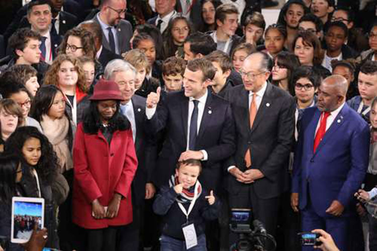 Filántropos en la cumbre de París