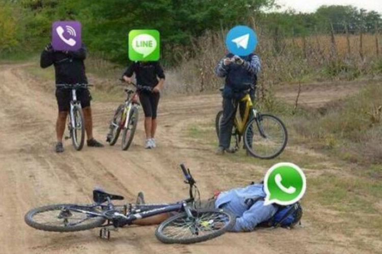 Se cae WhatsApp