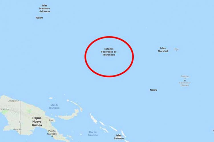 Dos terremotos de magnitud 6.5 y 6.4 sacuden Micronesia