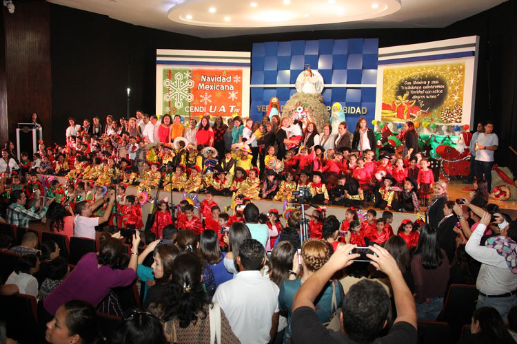 Con festejo prenavideño fomenta CENDI-UAT tradiciones mexicanas