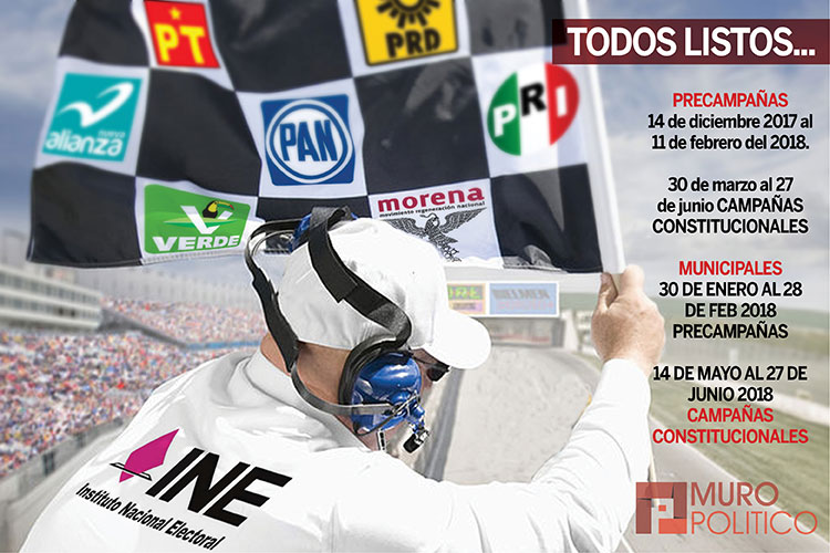 Arranca INE las precampañas bajo presión