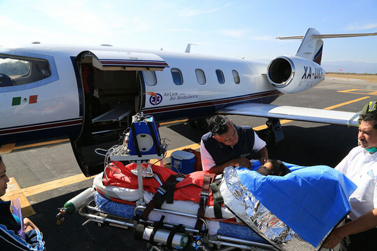 Trasladan a Galveston a menor quemada en Reynosa