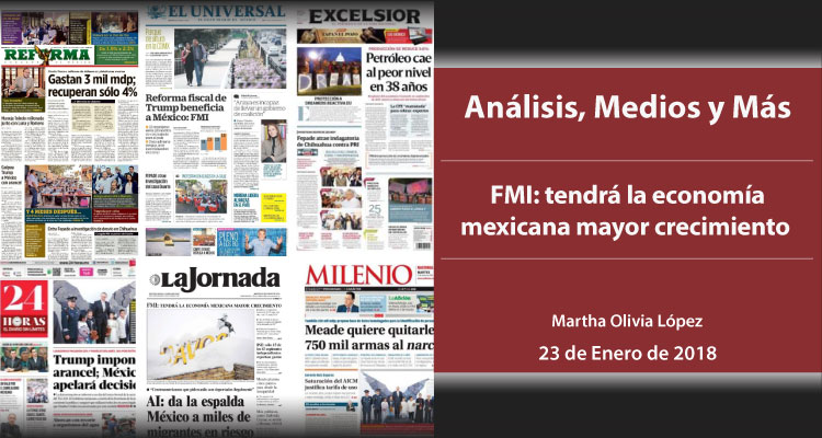 FMI: tendrá la economía mexicana mayor crecimiento