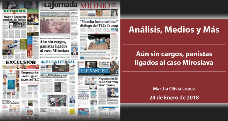 Aún sin cargos, panistas ligados al caso Miroslava