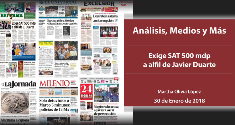 Exige SAT 500 mdp a alfil de Javier Duarte