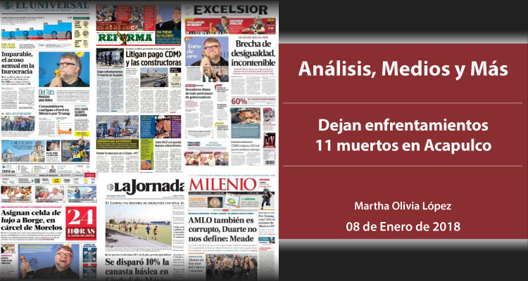 Dejan enfrentamientos 11 muertos en Acapulco