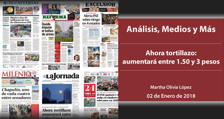 Ahora tortillazo: aumentará entre 1.50 y 3 pesos