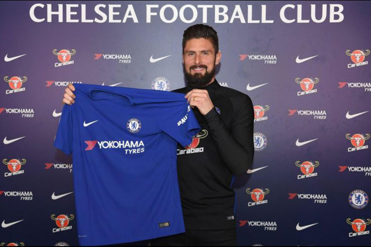Olivier Giroud es nuevo jugador del Chelsea