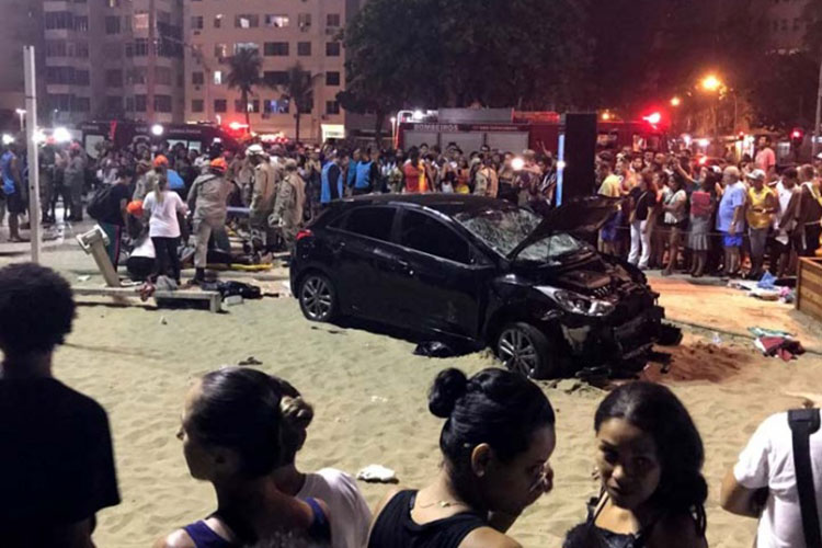 Sin licencia autor del atropello de 17 personas en Río