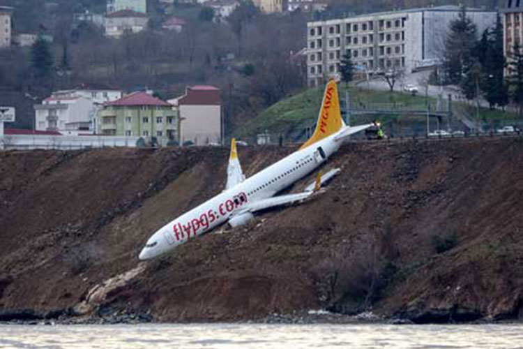 Se salva aeronave turca de caer en el Mar Negro