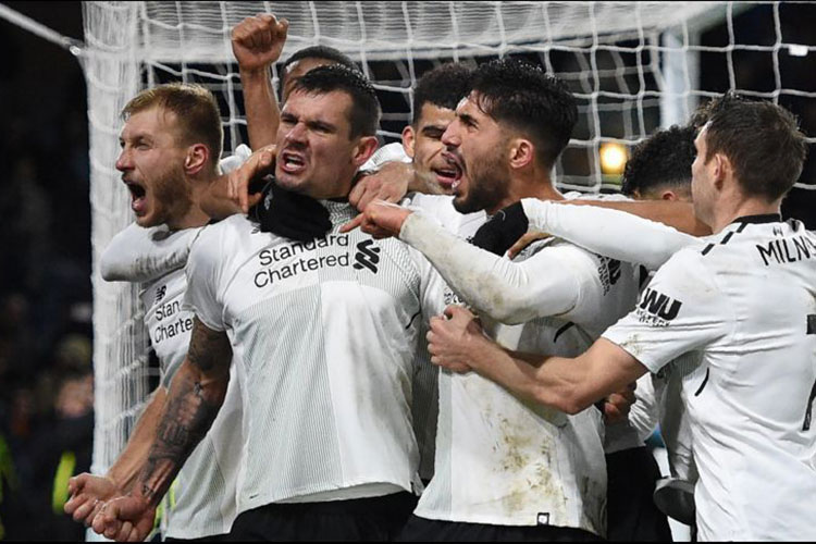 Liverpool vence con gol de último minuto al Burnley