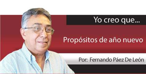 Yo creo que…  Propósitos de año nuevo