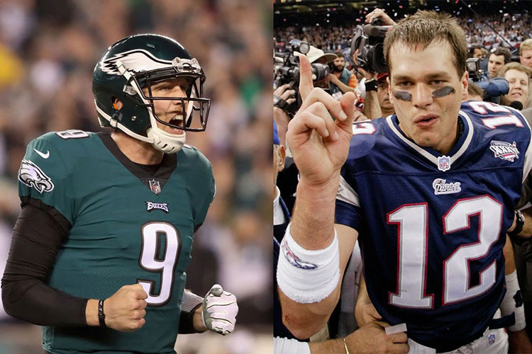 Foles y Brady, frente a frente