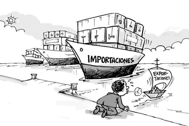 México registra déficit comercial 157 mln dlr en diciembre: INEGI