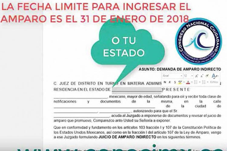 Llueven amparos por la Ley de Seguridad