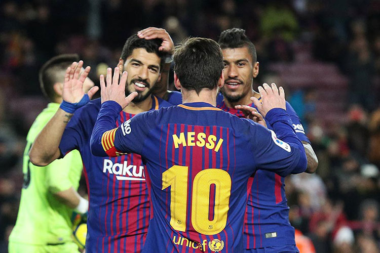 Barcelona golea al Levante sin pisar el acelerador