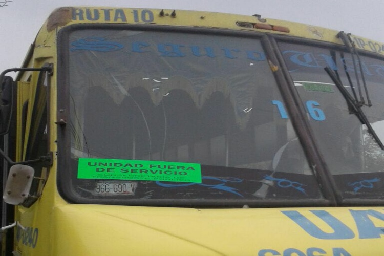 Sacan de circulación micros chatarra