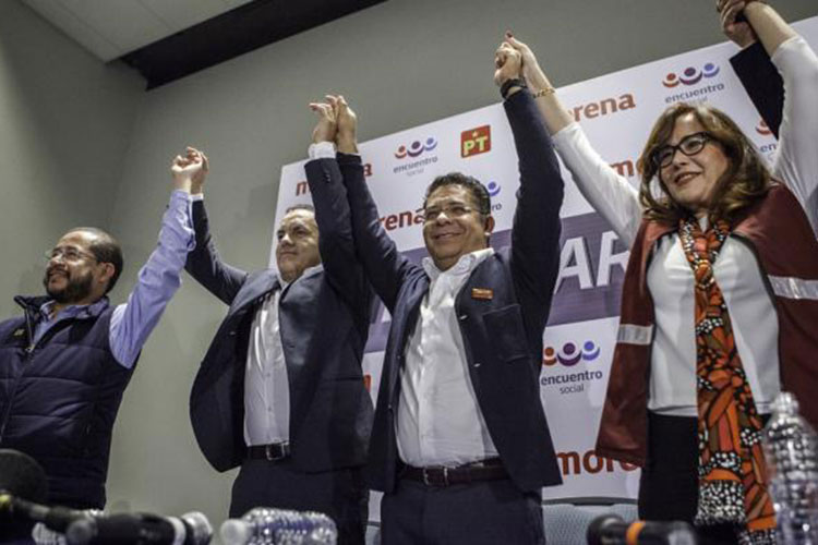 Morena lidera alianzas en México