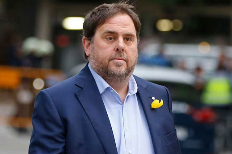 Justicia española evalúa liberación de exvicepresidente catalán