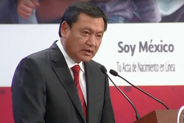 Osorio Chong confirma su renuncia a la Segob