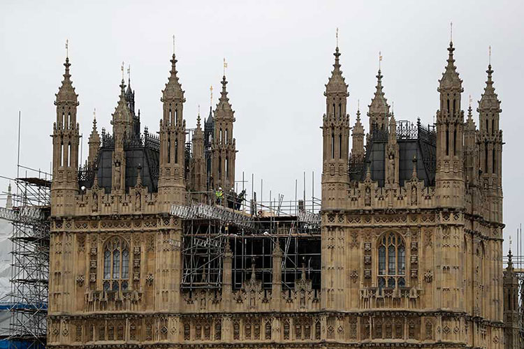 Parlamento británico, al borde del colapso por falta de mantenimiento