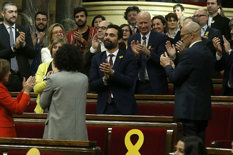 Roger Torrent asume como presidente del Parlament de Cataluña