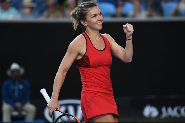 Simona Halep avanza en Australia