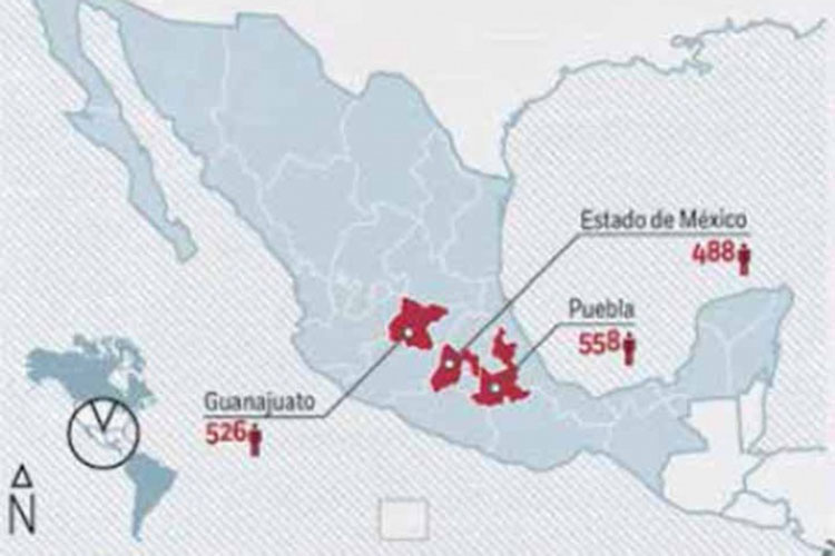 Violencia sacude a Guanajuato; crímenes de enero, igual a los de todo 2000