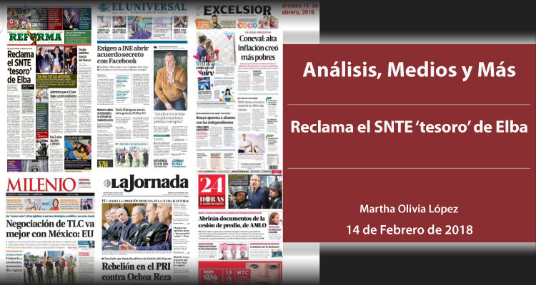 Reclama el SNTE ‘tesoro’ de Elba