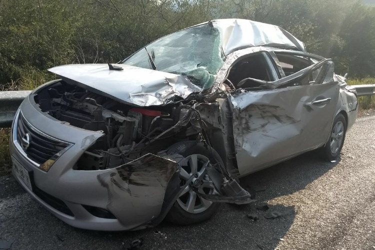 Deja accidente en carretera a El Mante tres lesionados