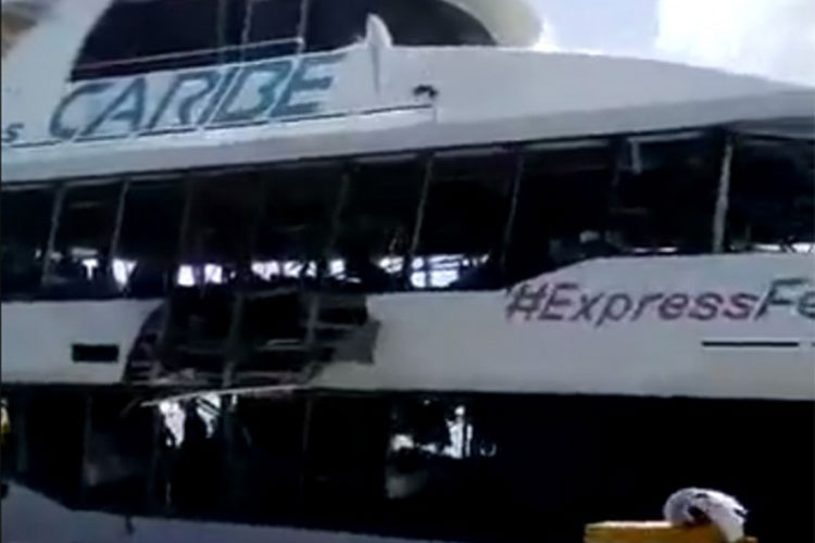 Explosión en un ferry en Playa del Carmen; al menos 12 heridos