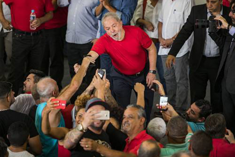Lula como el favorito para la elección presidencial en Brasil