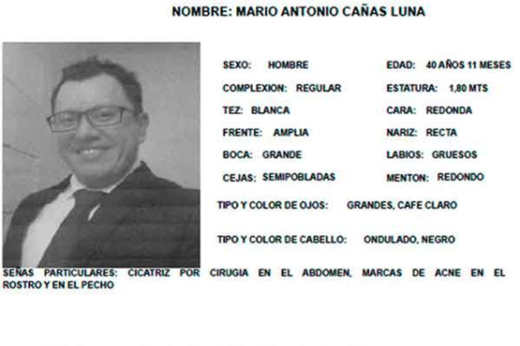 Localizan al periodista Mario Antonio Cañas