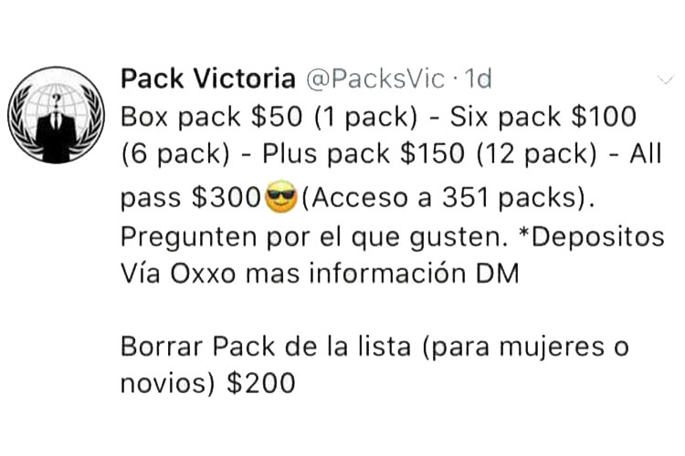En PGJ solo dos denuncias de afectadas por “packs”