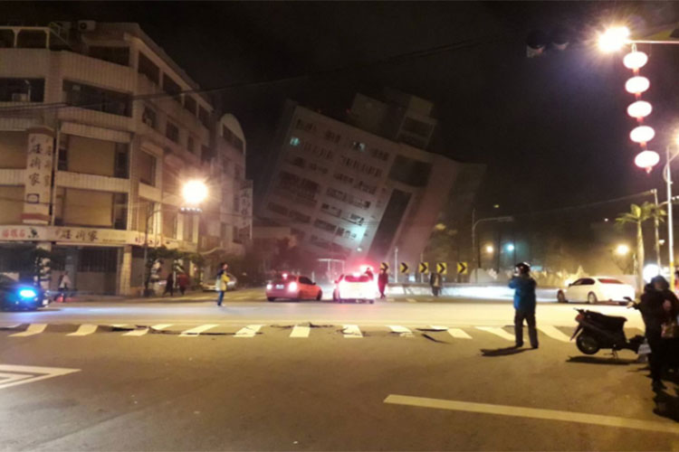 Taiwán es sacudida por terremoto de 6 grados