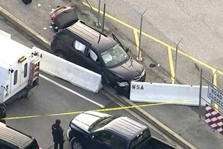Tiroteo en EU frente a sede de NSA deja un herido y un detenido