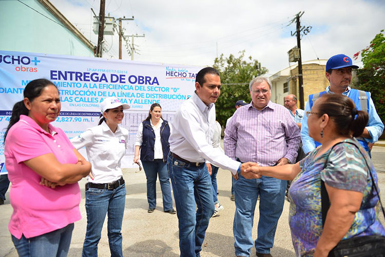 Mejora gobierno municipal la presión de agua en Sector ‘0’