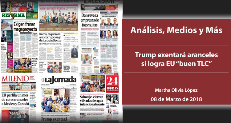 Trump exentará aranceles si logra EU “buen TLC”