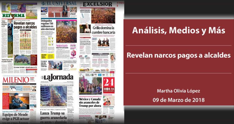 Revelan narcos pagos a alcaldes
