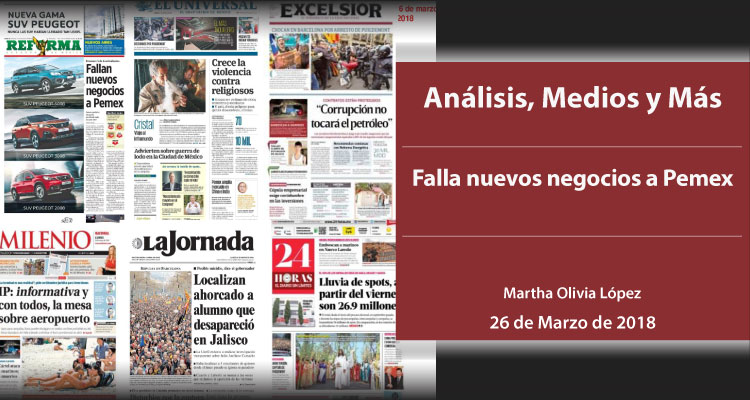 Falla nuevos negocios a Pemex