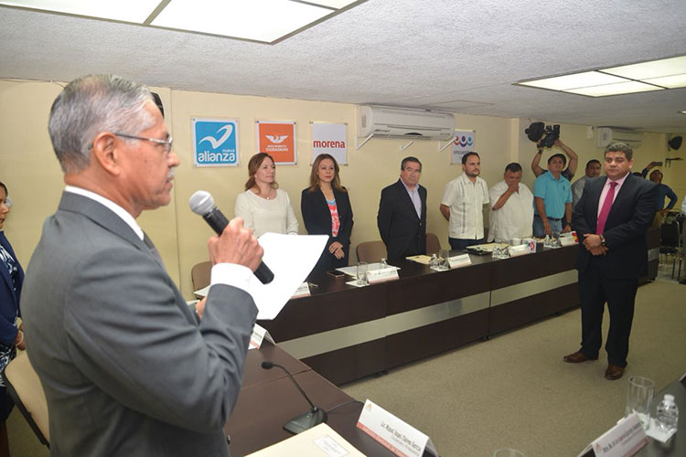 Toma protesta nuevo Secretario Ejecutivo del IETAM