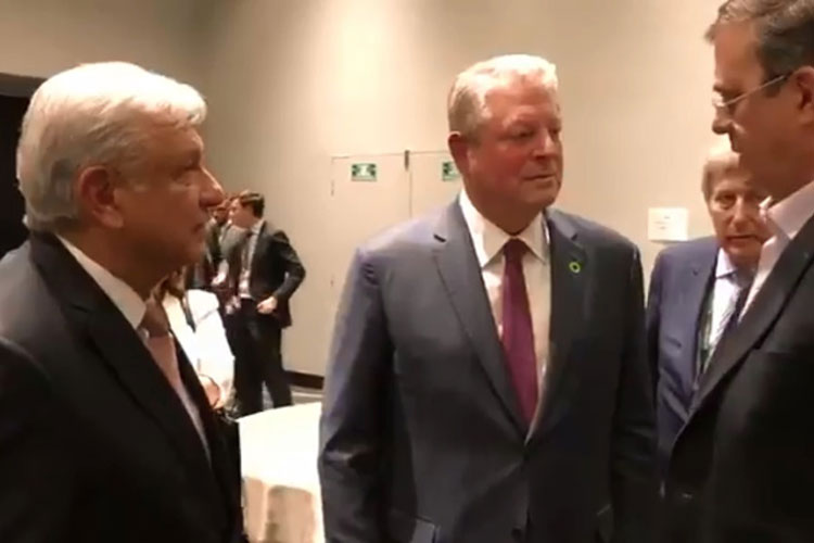 Se reúne AMLO con ex vicepresidente de EU, Al Gore